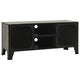 Andy 41" TV Stand Media Cabinet | 2 Doors | 1 Shelf | Gray & Black