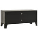 Andy 41’’ TV Stand Media Cabinet | 2 Doors | 1 Shelf | Gray & Black BM339758