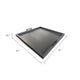 Yela Decorative Tray | 27x27 Square w Black Handles | Urban Bronze