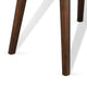 Neva Chairside Table | 24’’ Rectangular Top | Angled Legs | Dark Brown BM339791