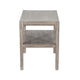 Fela Chair Side Table | 24’’ Top w Open Shelf | Natural Brown BM339794