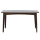 Neva Sofa Console Table | 48" Rectangular | Angled Legs | Dark Brown