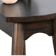 Neva Sofa Console Table | 48" Rectangular | Angled Legs | Dark Brown