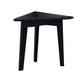 Liom Nesting Side Table Set of 2 | Triangular Top | Black Solid Mindi Wood BM339804