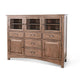 Yael Server Console | 59’’ | 5 Drawers w 5 Cabinets | Natural Brown Mahogany Wood BM339814