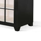 Rex Tall Accent Cabinet | 84’’ | 4 Glass Doors w Interior Shelves | Black BM339815