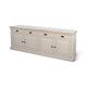 Loma Sideboard Buffet Server | 95’’ | 4 Cabinet Doors | Light Gray Wood BM339817