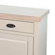 Loma Sideboard Buffet Server | 95’’ | 4 Cabinet Doors | Light Gray Wood BM339817