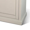 Loma Sideboard Buffet Server | 95’’ | 4 Cabinet Doors | Light Gray Wood BM339817