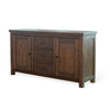 Camie Buffet Cabinet | 3 Drawers | Wine Racks | Brown Mahogany Wood BM339833