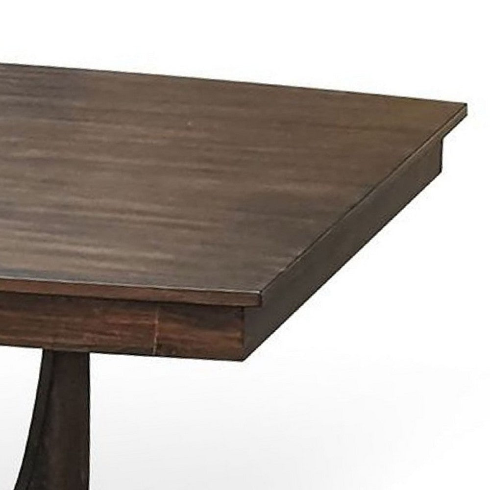 Nancy Dining Table | Sculpted Legs | Brown Wood 66-96’’ Expandable Top BM339837