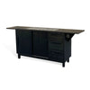 Anise Buffet Server Console w Side Cabinet & Drawers | Black Mahogany BM339839
