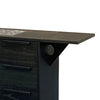 Anise Buffet Server Console w Side Cabinet & Drawers | Black Mahogany BM339839