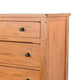Senny Tall Dresser Chest w 5 Drawers | Brown Solid Mindi Wood BM339840