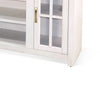 Leyla TV Stand Media Cabinet | 2 Doors & Shelves | White Wood 76’’ BM339843