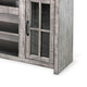 Leyla TV Stand Media Cabinet | 2 Doors | Shelves | Gray-Brown Wood 76’’ BM339844