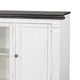 Ivvy TV Stand Media Cabinet | Shelves | White Brown Wood Molding | 81’’ BM339848