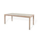 Claire Dining Table | Brown Wire Brushed Wood | 75’’ Rectangular BM339854
