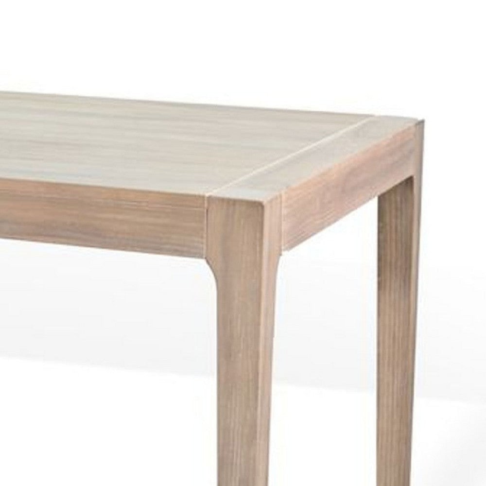 Claire Dining Table | Brown Wire Brushed Wood | 75’’ Rectangular BM339854