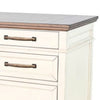 Casey File Cabinet | 3 Drawers | White Brown Mahogany Mindy Wood BM339863