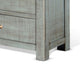 Amery Tall Dresser Chest | 4 Drawers | Blue Solid Mahogany Wood BM339870