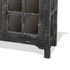 Kobe TV Stand Media Cabinet | Glass Doors | Farmhouse Black 62’’ BM339873