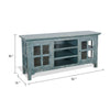 Kobe TV Stand Media Cabinet | Glass Doors | Farmhouse Green 62’’ BM339875