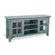Kobe TV Stand Media Cabinet | Glass Doors | Farmhouse Green 62"