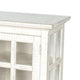 Kobe TV Stand Media Cabinet | Glass Doors | Farmhouse White 62’’ BM339876