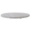 Dilly Dining Table | 60" Round | Pedestal Base | Wheat Light Gray Wood