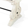 Fenil Writing Desk | Power Strip & 3 Drawer | White Mindi Mahogany BM339882