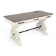 Fenil Writing Desk | Power Strip & 3 Drawer | White Mindi Mahogany