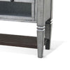 Camie Sideboard Server | Drop Down Drawers | Waterfall Brown Gray Mahogany BM339887