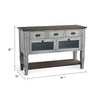 Camie Sideboard Server | Drop Down Drawers | Waterfall Brown Gray Mahogany BM339887