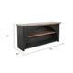 Jenne Server | Arched Cutout | Middle Shelves | Black Mahogany Wood BM339896
