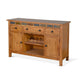 Tamara Buffet Server | Drawers | Cabinets | Beige Mahogany Mindi Wood