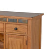 Tamara Buffet Server | Drawers | Cabinets | Beige Mahogany Mindi Wood