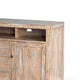 Raven TV Stand Media Cabinet | Brown Mahogany Wood 66"