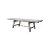 Zeka Dining Table | Turnbuckle Design Gray Wood | 76-106’’ Extendable Top BM339904