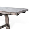Zeka Dining Table | Turnbuckle Design Gray Wood | 76-106’’ Extendable Top BM339904