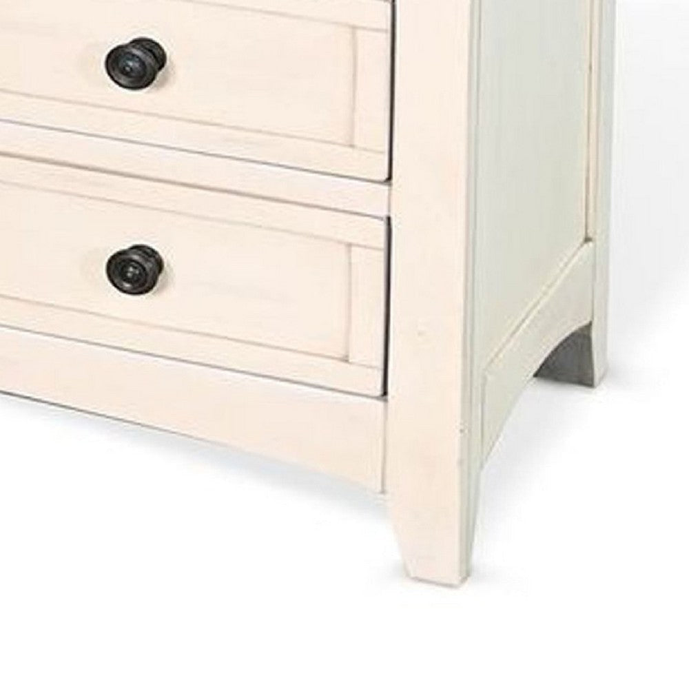 Xyla 72’’ TV Stand Media Cabinet | Glass Door | 6 Drawers | White