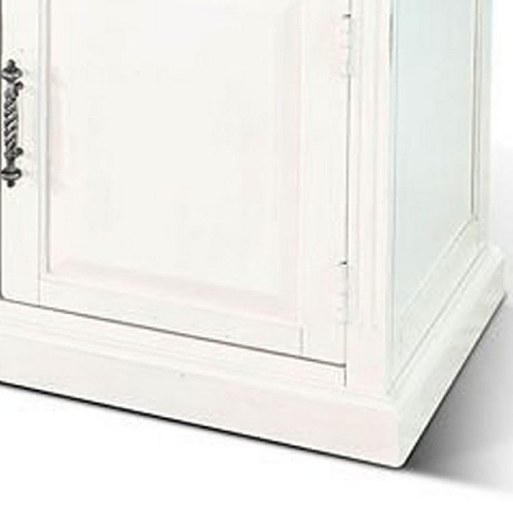 Orso Credenza | Drawer & Cabinet | Brown White Mahogany Mindi Wood BM339910