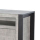Zeka TV Console | Electric Fireplace Insert Space | Soundbar Shelf | Gray BM339911