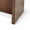 Wedy Dining Table | 86’’ Rectangular Top | Dark Brown Wood Block Base BM339912