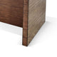Wedy Dining Table | 86’’ Rectangular Top | Dark Brown Wood Block Base BM339912