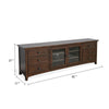 Lesy TV Media Entertainment Console | 82’’ | 6 Drawers 2 Doors | Brown BM339914