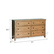 Marv 64’’ Wide Dresser | 6 Drawers w Knobs | Golden Oak Brown Wood BM339921