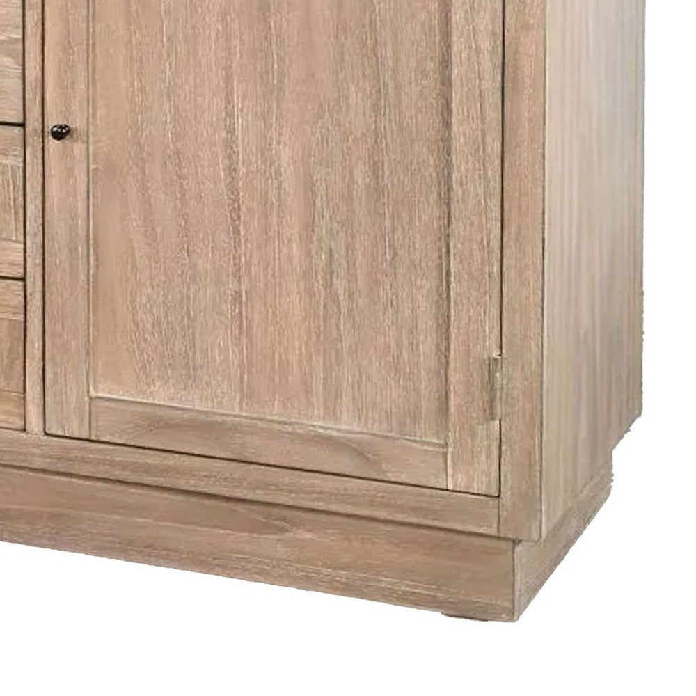 Dilly Sideboard Buffet Cabinet | 60’’ | 4 Drawers 2 Doors | Gray Top BM339924