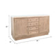 Dilly Sideboard Buffet Cabinet | 60’’ | 4 Drawers 2 Doors | Gray Top BM339924