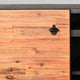 Cicy 78" TV Media Entertainment Cabinet | Black | Brown Solid Wood